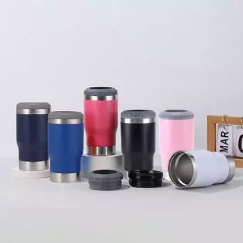 14 унций вакуумная изоляционная кружка с открывашкой и крышкой пивная кружка автомобильный дорожный стакан с двойными стенками из нержавеющей стали для дома автомобиль путешествия 14oz