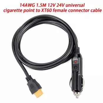 14AWG 16AWG гнездо прикуривателя USB в гнездо прикуривателя 1,5 м преобразователь автомобильной электроники для наружного электропитания