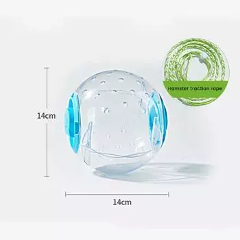 14cm/18cm Hamster Exercise Ball Transparent Pet Supplies 2025 Running Ball Blue 14cm