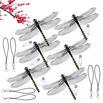14cm Onyanma Insect Repellent Onyanma Flapping in the Wind Oniyanma Insect Repellent Dragonfly Insect Repellent Realistic Strap Safety Pin Included