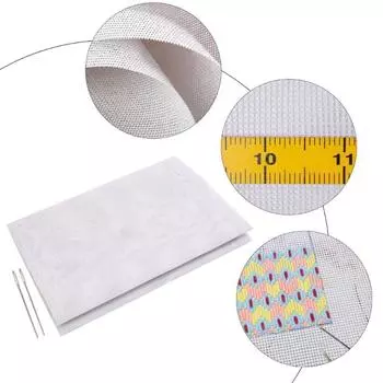 14CT Канва для вышивки иглой Канва для вышивки иглой Сетчатые листы для вышивки Практичные сетчатые листы для вышивки и рукоделия