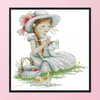 14CT штампованная вышивка крестом мультфильм на холсте ручная работа домашний декор - C472