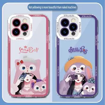 14Max Lingna Belle Pro Stella Lou 13-15 Прозрачные мультяшные креативные наклейки 11-12 Apple iPhone 11 Pro Max