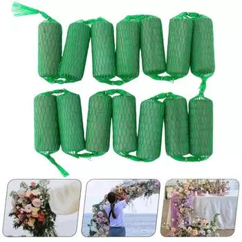 14шт впитывающая подставка для цветов арка садовый цветок губка блок комплект DIY букет композиция цветочный пенопласт венок ко дню святого валентина зелёный