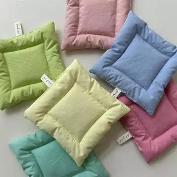 14x14 см цветная тканевая изоляционная подкладка сладкого цвета допамина для чашки темно-розовый