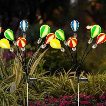 1500 лм солнечные воздушные шары водонепроницаемые пейзажные солнечные светлячки светодиодные солнечные фонари декоративный свет уличные светодиодные солнечные фонари 1500LM-1PCS