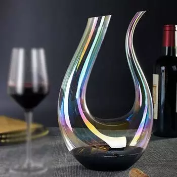 1500 мл графин высокого качества красочный большой емкости бокалы для красного вина шампанского графин бутылка кувшин разливочный аэратор для семейного бара