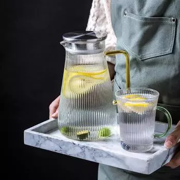 1500 мл стеклянный чайник в японском стиле, термостойкий стеклянный чайник для заваривания чая в чашке, заварочный чайник с ситечком, набор гайвань пуэр
