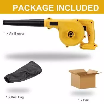 1500 Вт 288 В Беспроводной Электрический Воздуходув Пылесос Воздуходув Выдув и Всасывание Сборщик Листьев и Пыли Для Makita 18 В Body Only