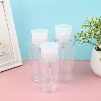 150/200/300 мл многоразовый пустой пластиковый флакон для снятия лака для ногтей с насосом 200ML