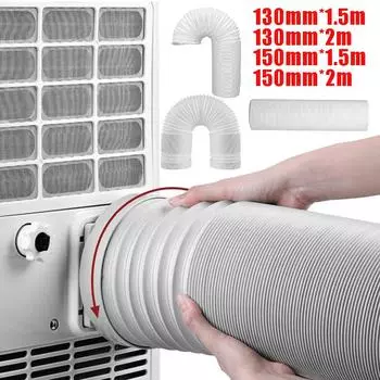 150/200 см вентиляционный шланг воздуховод выход гибкий мобильный кондиционер аксессуары телескопическая труба отвода тепла утолщенная выхлопная труба