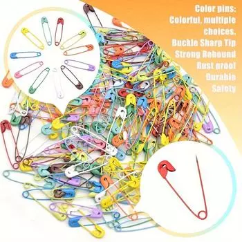 150/250 шт. красочная булавка ярких цветов, маленькая пряжка, игла, орнамент, брошь, булавка 150pcs