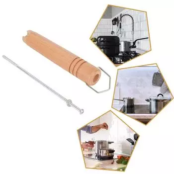 150*26 мм деревянная ручка для разных кастрюль абсолютно новая