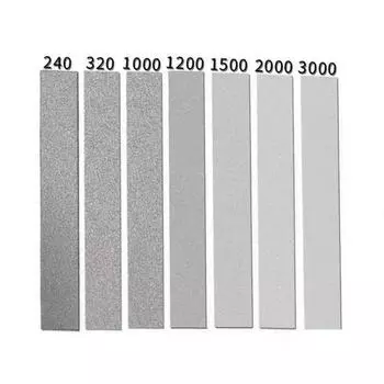 150-3000Grit Алмазный шлифовальный диск Заточная пластина Нефритовый камень Полировка Воздушный инструмент Аксессуары Абразивы Наждачная бумага Листы 150x20mm красный