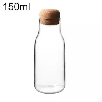 150/300/700 мл бутылка для хранения специй сахар чай кофе пробка стеклянная банка банка 150ML