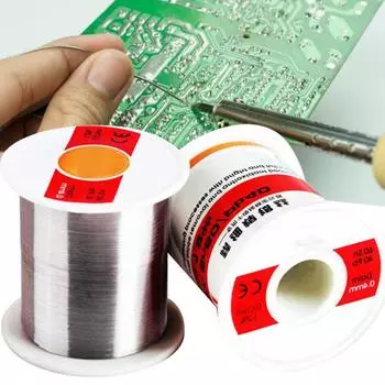 150 г 0,3/0,4/0,5/0,6 мм оловянная проволока для припоя, не требующая очистки, с меньшим количеством остатков, оловянно-свинцовая многоцелевая паяльная проволока для нарезания резьбы для бытовой техники 0.5mm