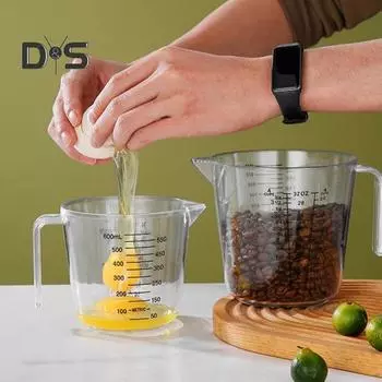 150 мл/300 мл/600 мл/1000 мл чашка для смешивания без BPA, большая емкость, полезная мера, кувшин для жидкости, объемный контейнер, инструмент S