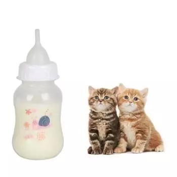 150 мл бутылочка-соска для котят, бутылочка для кормления котят, которая предотвращает удушье, для новорожденных кошек и хомяков 1 set