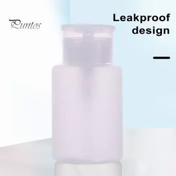 150 мл флакон с воздушным давлением, маникюрный инструмент, компактный прочный диспенсер для снятия лака, универсальный флакон с присоской розовый