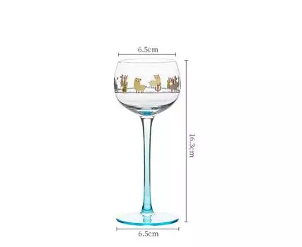 150 мл Эльзасский бокал для вина, экзотическая хрустальная чашка для питья, милая кукла-лилипут, кавайный бокал для коктейля, винтажный бокал для красного вина