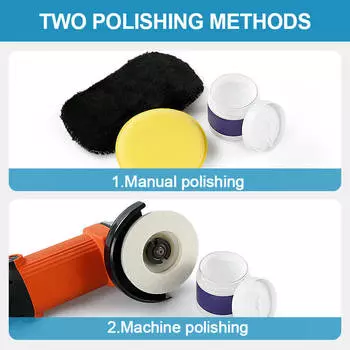 150 мл воска для полировки мрамора для восстановления камня, металла/мрамора/гранита/кварцевого камня с губкой/100-миллиметровым шерстяным кругом wax with sponge
