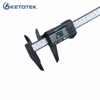 150 мм 6 дюймов ЖК-цифровой электронный штангенциркуль из углеродного волокна микрометр 0,1 мм/0,01 дюйма