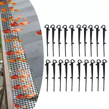 150 мм Длинный зажим для желоба 20 шт. Черный Keep Clean Изготовлен из пластика