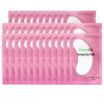 150 пар Green Life 100% NatureL Eyelash Extension Under Eye Gel Pad Patch Kit Aloe Ver Hydrogel Set for Collagen and Supplies Tools