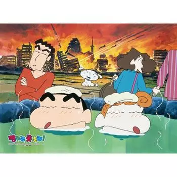 Пазл из 150 деталей - Crayon Shin-chan не может перестать принимать ванну с горячими источниками, популярная корейская головоломка
