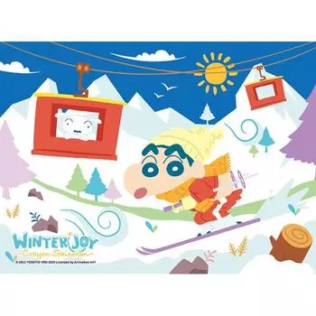 150 Piece Jigsaw Puzzle - Crayon Shin-chan Ski Camp, popular Korean puzzle