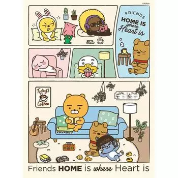 150 Piece Jigsaw Puzzle - Kakao Friends Friends Home, popular Korean puzzle
