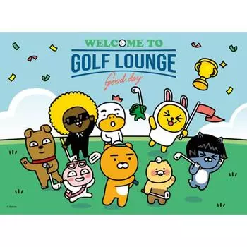 150 Piece Jigsaw Puzzle - Kakao Friends Golf Lounge, popular Korean puzzle