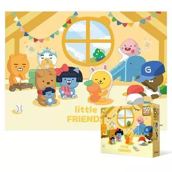 150-piece jigsaw puzzle - Kakao Little Friends Kids Cafe, popular Korean puzzle