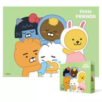 150-piece jigsaw puzzle - Kakao Little Friends Tube, don’t cry, popular Korean puzzle