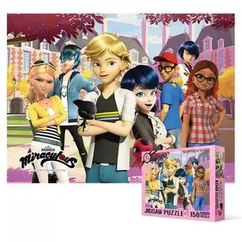 Пазл из 150 деталей - Miraculous Ladybug Friends, популярная корейская головоломка