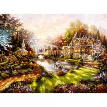 150 piece jigsaw puzzle - morning sunlight, popular Korean puzzle