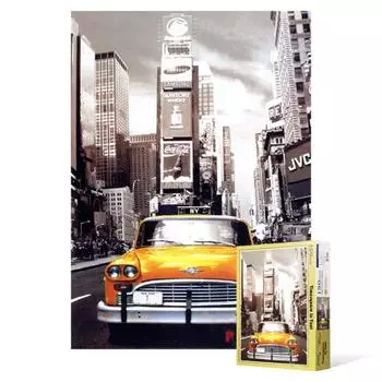 150 Piece Jigsaw Puzzle - Times Square in Taxi, popular Korean puzzle