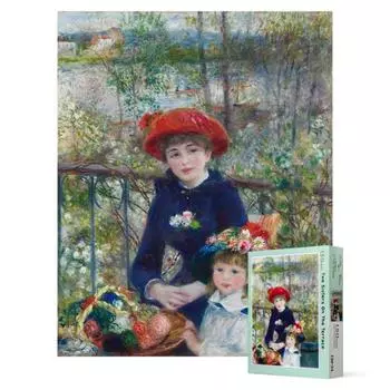 150 Piece Jigsaw Puzzle - Two Sisters on the Terrace 2, popular Korean puzzle