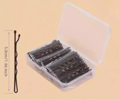 150 шт. 5 см Волнистые сплав Золото Черный Заколки для волос Простая заколка для волос Свадебная прическа для невесты Женщин Девушек Инструмент