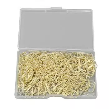 150 шт. милые скрепки в форме сердца изысканные гальванизированные противоскользящие необычные скрепки для золотистый