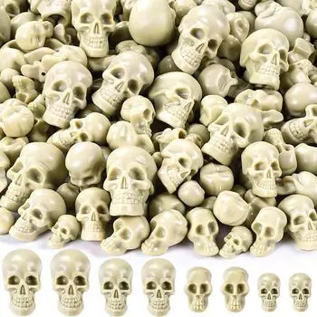 150 шт. Мини-модель черепа, креативные черепа на Хэллоуин, цветочный горшок, стол, декор 150PCS
