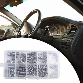 150 шт. Набор для ремонта резьбы Rt из нержавеющей стали Helicoil M3 M5 M6 M8 Набор для ремонта резьбы Набор инструментов для ремонта резьбы белый