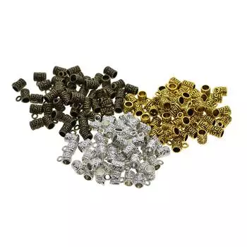 150 шт. Подвеска-ползунок с бусинами, подвеска-подвеска, подходит для браслета и ожерелья 9x7cm разноцветный