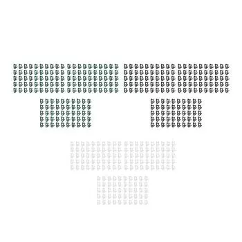 150 шт. праздничные световые клипсы рождественские световые клипсы водонепроницаемые морозостойкие пластиковые крючки для желобов на открытом воздухе Black