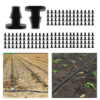 150 шт. Пробка для блокировки капельного орошения. Простая в использовании, компактная, 1/4 дюйма, полезная вода.