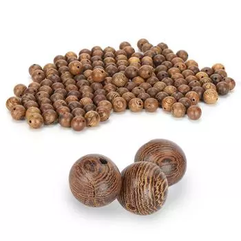 150 шт. шариковые разделители деревянные круглые отверстия разбросанные бисерные принадлежности DIY украшения 10 мм