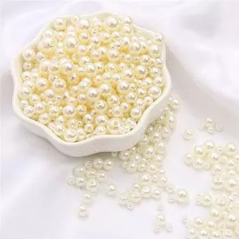 150 шт./упак. 3/4/5/6/8 мм бусины из искусственного жемчуга ярких цветов с отверстием, разноцветные жемчужины разных размеров, круглые бусины из искусственного жемчуга из АБС-пластика, сделай сам, для изготовления ювелирных изделий, ремесла