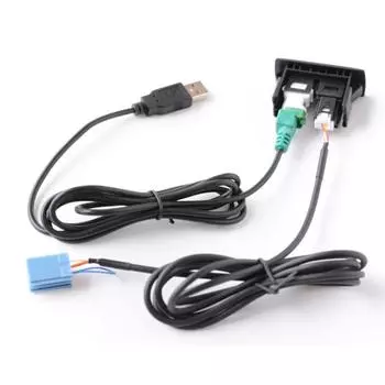 150 см Aux USB разъемы кабели для Smart 450 (Для всех моделей) Для радио Grundig для Mercedes для Vito для Viano W447 CHINA