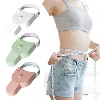 150 см измерительная лента автоматическая телескопическая измерительная лента самозатягивающаяся линейка для измерения параметров тела и снижения веса розовый