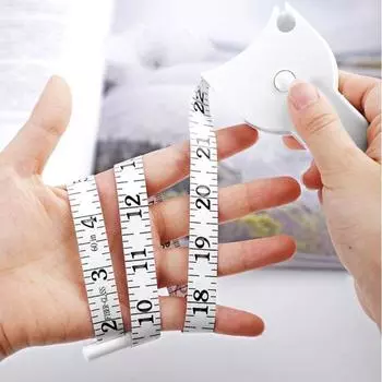 150 см мягкая измерительная лента мини талии измерительная лента портативная швейная портная ткань чёрный